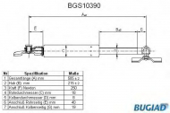 Газовая пружина BUGIAD BGS10390