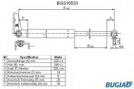 Газовая пружина BUGIAD BGS10533