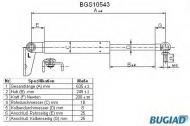 Газовая пружина BUGIAD BGS10543