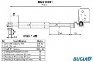 Газовая пружина BUGIAD BGS10881
