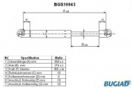 Газовая пружина BUGIAD BGS10943