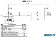 Газовая пружина BUGIAD BGS10970