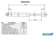 Газовая пружина BUGIAD BGS10987