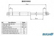 Газовая пружина BUGIAD BGS10992