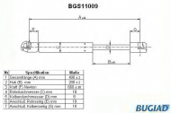 Газовая пружина BUGIAD BGS11009
