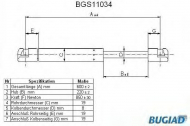 Газовая пружина BUGIAD BGS11034