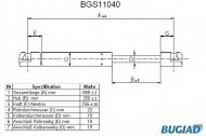 Газовая пружина BUGIAD BGS11040