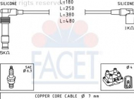Комплект электропроводки FACET 4.9677