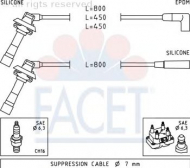 Комплект электропроводки FACET 4.9887
