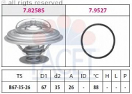 Термостат FACET 7.8258