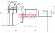 Шарнирный комплект KAMOKA 7412