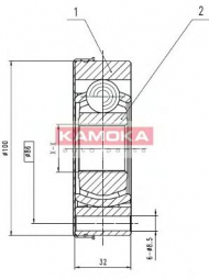 Шарнирный комплект KAMOKA 8094