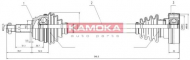 Вал KAMOKA VW1138919