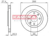 Тормозной диск KAMOKA 103384