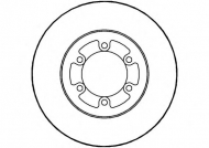 Тормозной диск NATIONAL NBD1089