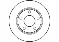 Тормозной диск NATIONAL NBD1105