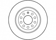 Тормозной диск NATIONAL NBD1381