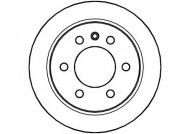 Тормозной диск NATIONAL NBD1422