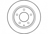 Тормозной диск NATIONAL NBD525