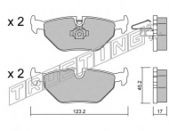 Комплект тормозных колодок TRUSTING 270.0