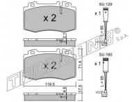 Комплект тормозных колодок TRUSTING 579.5W