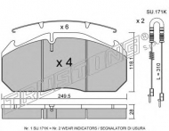 Комплект тормозных колодок TRUSTING 602.0W