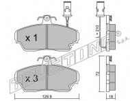 Комплект тормозных колодок TRUSTING 706.0