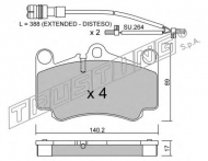 Комплект тормозных колодок TRUSTING 910.1W