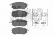Комплект тормозных колодок KAVO PARTS KBP-8020