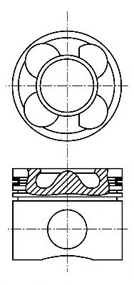 Поршень NÜRAL 87-423000-00