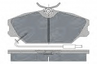 Комплект тормозных колодок SCT Germany SP 215