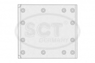 Комплект колодки тормозной накладки SCT Germany SN 19384