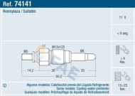 Свеча накаливания FAE 74141