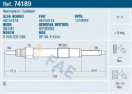 Свеча накаливания FAE 74189