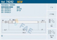 Свеча накаливания FAE 74242