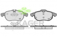 Комплект тормозных колодок KAGER 35-0524