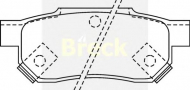 Комплект тормозных колодок BRECK 21312 00 C