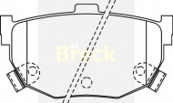 Комплект тормозных колодок BRECK 21553 00 C