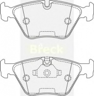 Комплект тормозных колодок BRECK 21676 00