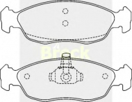 Комплект тормозных колодок BRECK 21827 00 702 00