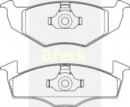 Комплект тормозных колодок BRECK 21866 00 702 00