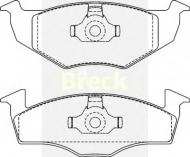 Комплект тормозных колодок BRECK 21866 20 702 00