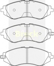 Комплект тормозных колодок BRECK 23234 00 701 10