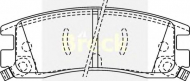 Комплект тормозных колодок BRECK 23361 00 C