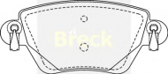 Комплект тормозных колодок BRECK 23557 00 704 10