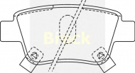Комплект тормозных колодок BRECK 23620 00 702 10