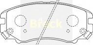 Комплект тормозных колодок BRECK 23891 00 701 10