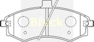 Комплект тормозных колодок BRECK 24031 00 C