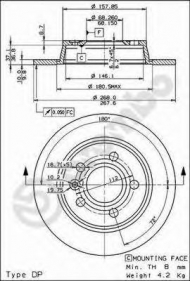 Тормозной диск BRECO BS 7534