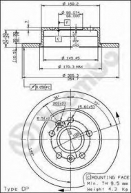Тормозной диск BRECO BS 7567